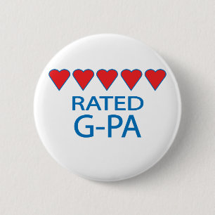Fünf Herz G-Pa Button