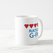 Fünf Herz G-Pa Kaffeetasse (VorderseiteRechts)