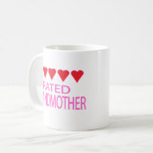 Fünf Herz Großmutter Kaffeetasse (Vorderseite Links)