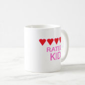 Fünf-Herz-Kind Kaffeetasse (VorderseiteRechts)