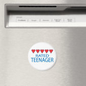 Fünf-Herz-Teenager Magnet (In Situ (Geschirrspüler))