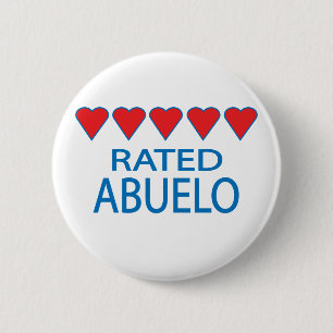 Fünf Herzen Abuelo Button