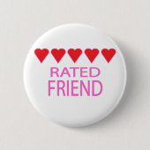 Fünf Herzfreunde Button (Vorderseite)