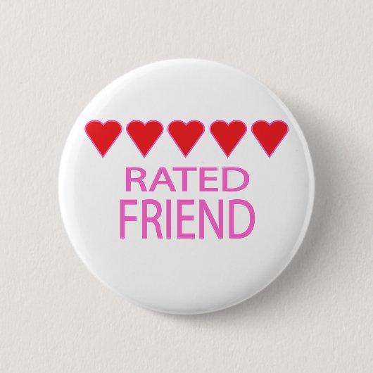 Fünf Herzfreunde Button (Vorderseite)