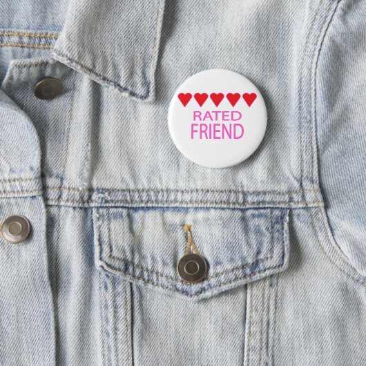 Fünf Herzfreunde Button (Beispiel)