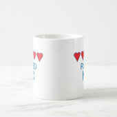 Fünf Herzkinder Kaffeetasse (Mittel)