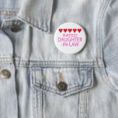 Fünf Herztochter Button (Beispiel)