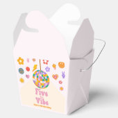 Fünf ist die Vibe Retro Diskothek Ball 5. Geburtst Geschenkschachtel (Geöffnet)