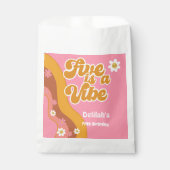 Fünf ist ein lebhafter, groovativer Retro-Vintager Geschenktütchen (Vorderseite)