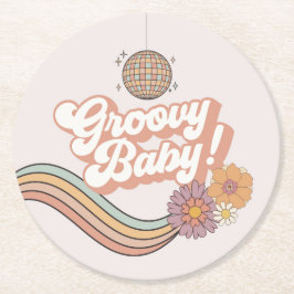 Fünf ist ein Vibe 5. Geburtstagsfeier-Teller Runder Pappuntersetzer