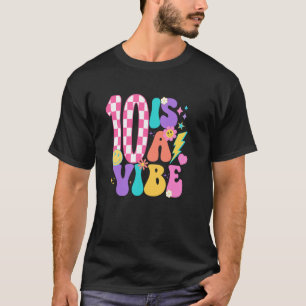 Fünf ist ein Vibe Geburtstagsmädchen-Outfit Doppel T-Shirt