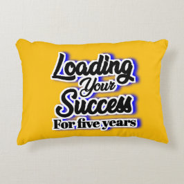Fünf Jahre lang Ihren Erfolg belasten - Motivieren Dekokissen