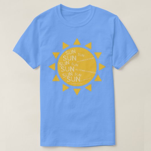 Fünf Jahre Sonne T-Shirt (Design vorne)