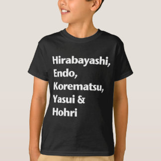 Fünf japanische amerikanische zivile Rechte Sempai T-Shirt