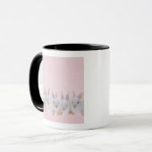 Fünf Kaninchen 2 Tasse (Vorderseite Links)