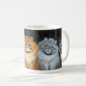 Fünf Katzen, Louis Wain Kaffeetasse (VorderseiteRechts)