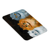 Fünf Katzen von Louis Wain Magnet (Rechte Seite)