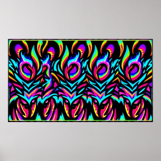 Fünf - Ken Gage Abstrakt Poster (Vorne)