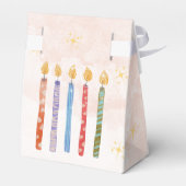 Fünf Kerzen Kindergeburtstag Geschenkschachtel (Rückseite)