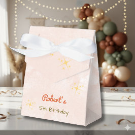 Fünf Kerzen Kindergeburtstag Geschenkschachtel