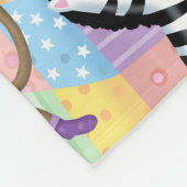 Fünf kleine Affe-Flanell-Decke Fleecedecke (Ecke)