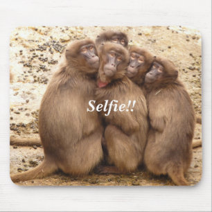 Fünf kleine Affenmousepad Mousepad
