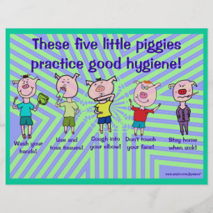 Fünf kleine Schweine Flyer