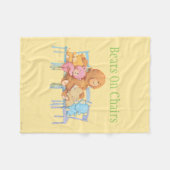 Fünf knuddelig und bunt betrifft Stühle 2 Fleecedecke (Vorderseite (Horizontal))