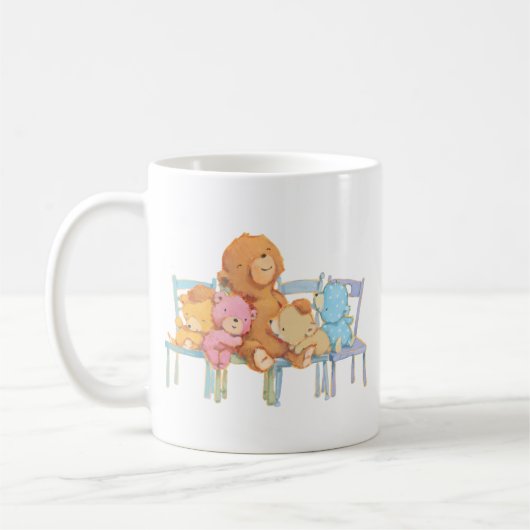 Fünf knuddelig und bunt betrifft Stühle Kaffeetasse (Links)