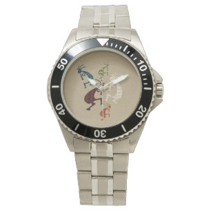 Fünf Kokopelli Armbanduhr