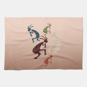 Fünf Kokopelli Handtuch