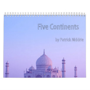 Fünf Kontinente durch Patrick Niddrie Kalender
