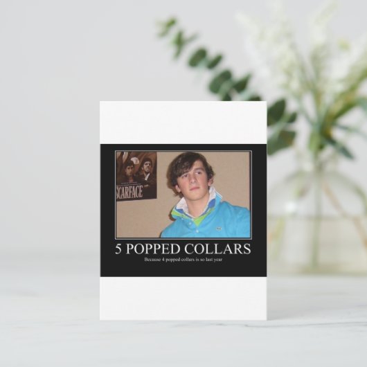 Fünf Kronen Cool Postkarte (Stehend Vorderseite)