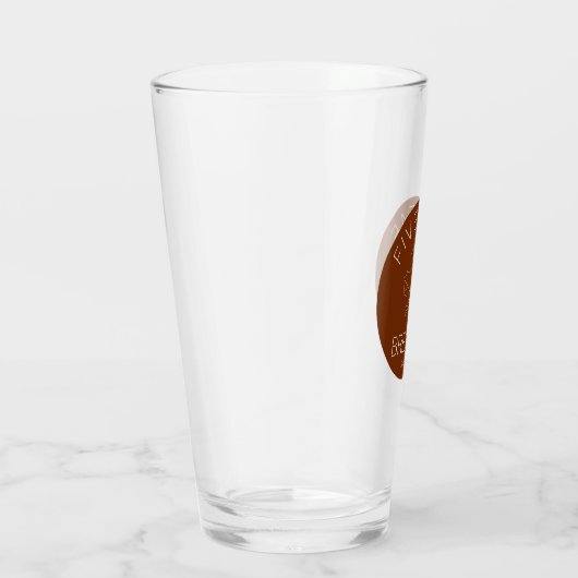 Fünf Leaf-Brauereiglas Glas (Rechts)
