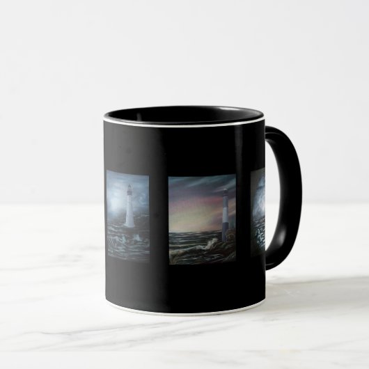 Fünf Leuchtturm-Tasse Tasse (VorderseiteRechts)