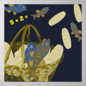 Fünf Loves, zwei Fische Poster (Vorne)