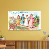 Fünf Mädchen Wollte Fry's Five Boys Milk Chocolate Leinwanddruck (Insitu (Wohnzimmer))