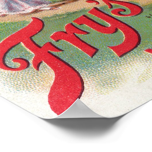 Fünf Mädchen Wollte Fry's Five Boys Milk Chocolate Poster (Ecke)