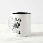 Fünf-Milliarden-Sterne-Hotel Zweifarbige Tasse (Vorderseite Links)