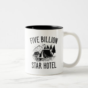 Fünf-Milliarden-Sterne-Hotel Zweifarbige Tasse