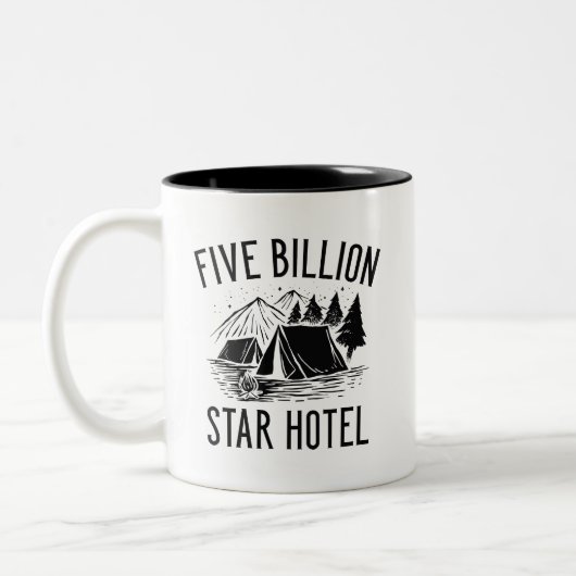 Fünf-Milliarden-Sterne-Hotel Zweifarbige Tasse (Links)