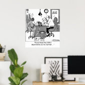 Fünf Millionen Abhängige? Poster (Heimbüro)