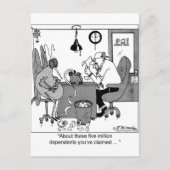Fünf Millionen Abhängige? Postkarte (Vorderseite)