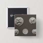 Fünf Münzen Button (Vorne & Hinten)