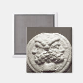 Fünf Münzen mit Janus, Jupiter Magnet (Vorderseite/Rückseite)