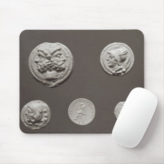Fünf Münzen Mousepad (Mit Mouse)