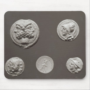 Fünf Münzen Mousepad