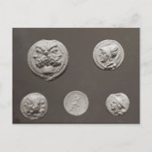 Fünf Münzen Postkarte (Vorderseite)