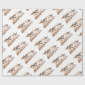 Fünf niedliche Welpen Geschenkpapier (Flach)