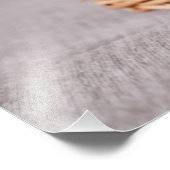 Fünf niedliche Welpen in einem Korb Fotodruck (Ecke)